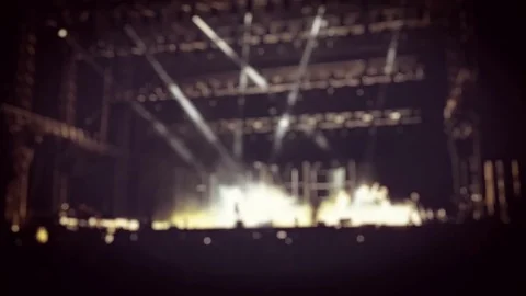 Concert Arena stage Stock Footage 70708476