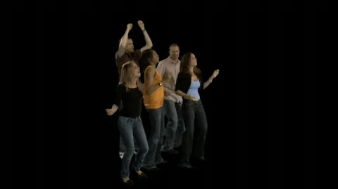 Concert Crowd at Angle Stock Footage 78666