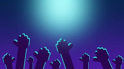 Concert Crowd Energy Stock Footage 335667731