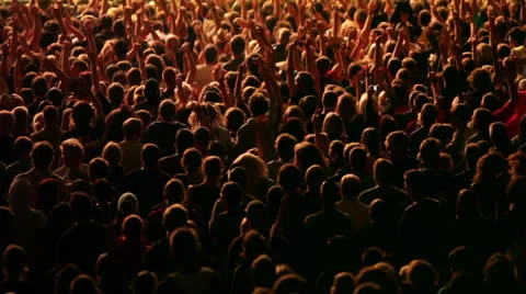 Concert crowd Stock Footage 22862181