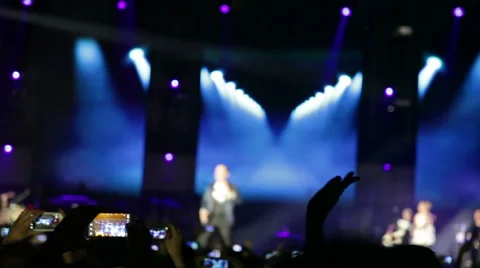 Concert crowd Video stock 47872185