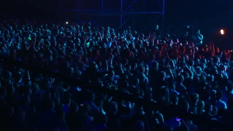 Concert Crowd Stock Footage 139399226