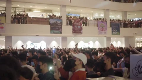 Concert crowd Video stock 233178213