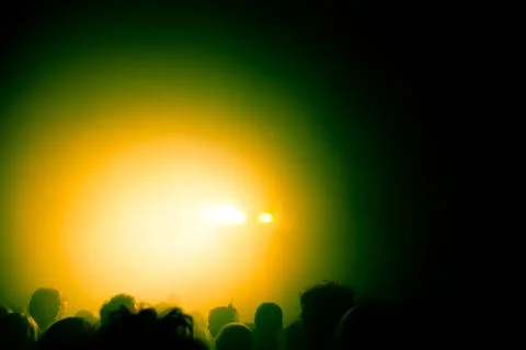 Concert Crowd Stock Illustration