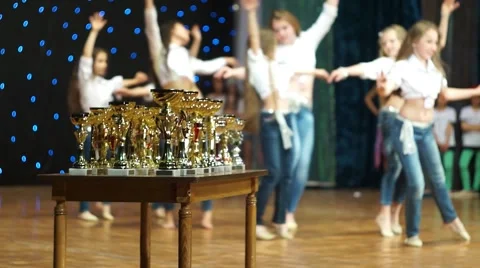 Concert Dancing Awards Stock Footage 54716734