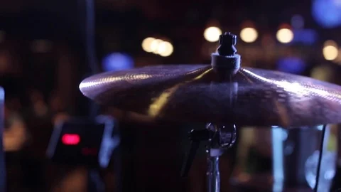 Before the concert. Drums Stock Footage 72530413