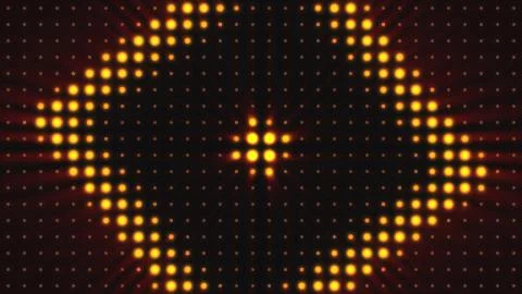 Concert Elements. Panel with the LED bulb. Abstract background with animation of 스톡 일러스트