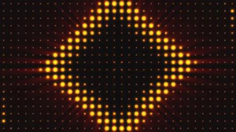 Concert Elements. Panel with the LED bulb. Abstract background with animation of 스톡 일러스트