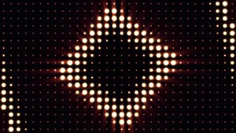 Concert Elements. Panel with the LED bulb. Abstract background with animation of 스톡 일러스트