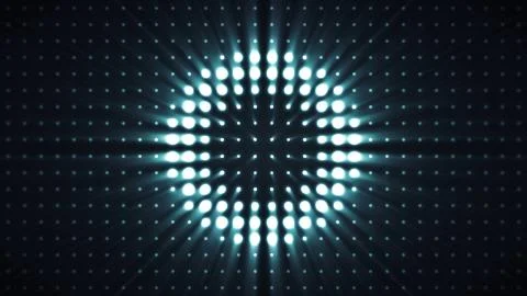 Concert Elements. Panel with the LED bulb. Abstract background with animation of イラスト素材