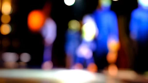 Concert event performance blur view Video stock 271347285