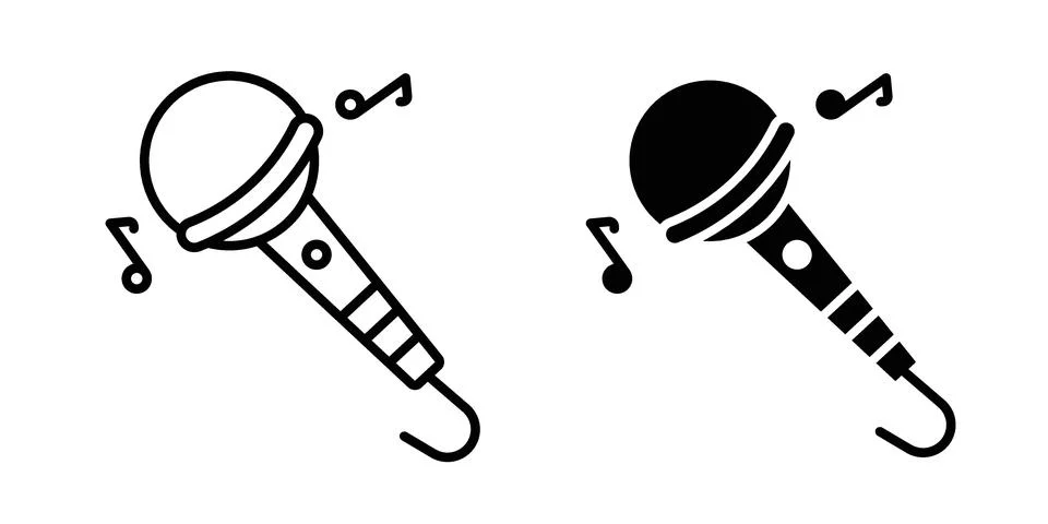 Concert icon design. Simple Vector illustrations.. Stock Illustration