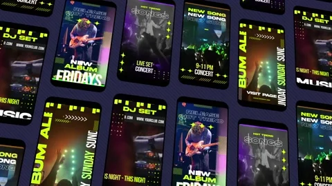 Concert Instagram Reels Stock After Effects