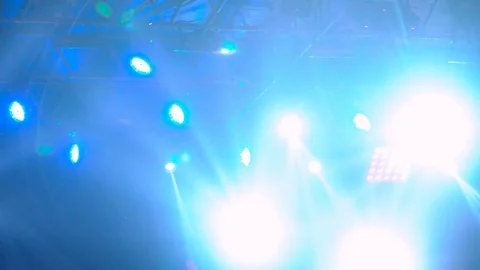 Concert light show. Stock Footage