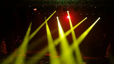 Concert light on stage 4 Video stock 75073424