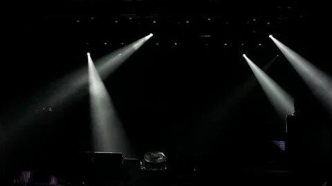 Concert light on stage 7 Stock Footage 75073713
