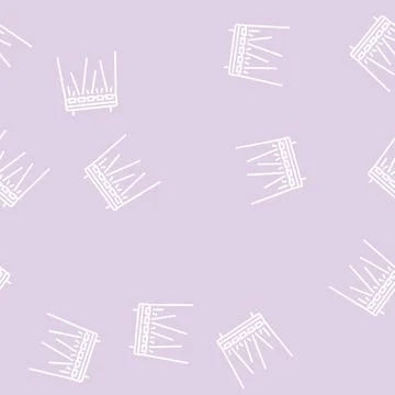 Concert lighting line seamless pattern Stock Illustration