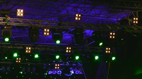 Concert lights Stock-Footage 518778