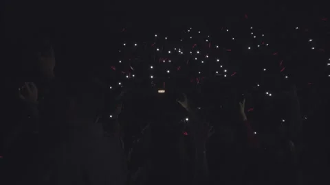 Concert lights Stock Footage 137644066