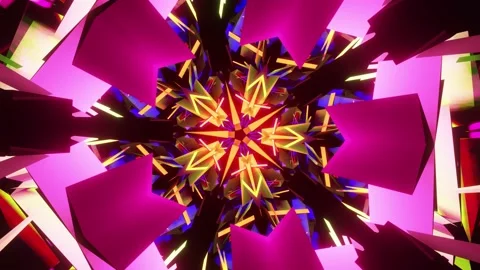 Concert Lights VJ Loop 07 4K Stock Footage 158522574