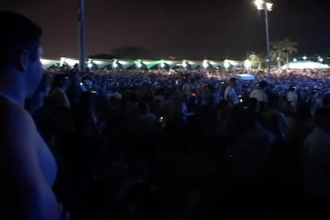 Concert Pan Stock Footage 290258