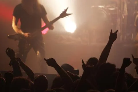 On the concert Stock Photos