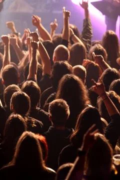 On the concert Stock Photos