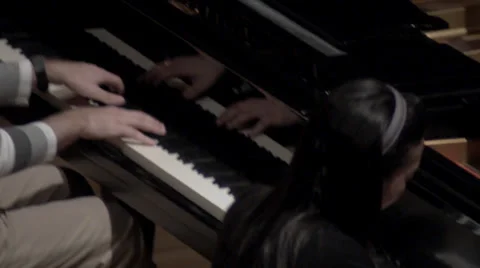 Concert pianists Stock Footage 27556016