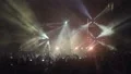 Concert of popular rock band. Professional light equipment on stage. Silhouettes HD Footage