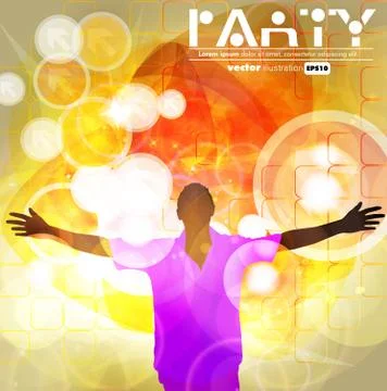 Concert poster. Vector illustration Illustration