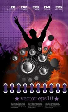 Concert poster. Vector illustration 스톡 일러스트