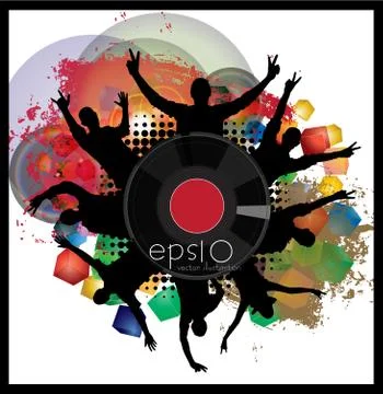 Concert poster. Vector illustration Stock Illustration