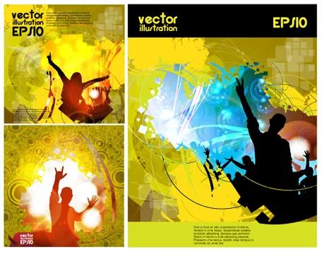 Concert poster. Vector illustration Stock Illustration