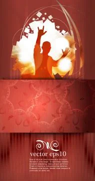 Concert poster. Vector illustration Stock Illustration