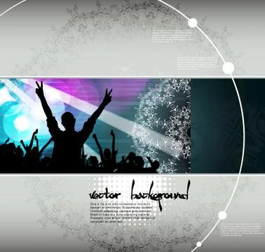 Concert poster. Vector illustration 스톡 일러스트