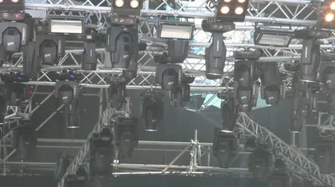 Concert spots Stock Footage 8649539