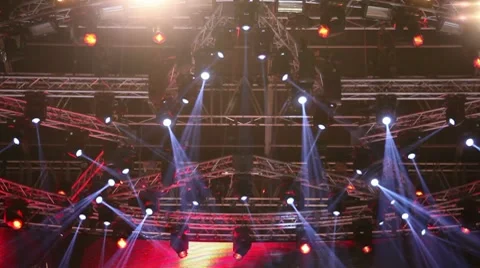 Concert spots Stock Footage 8655534