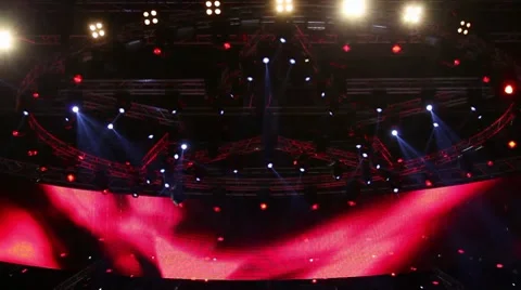 Concert spots Stock Footage 8655686