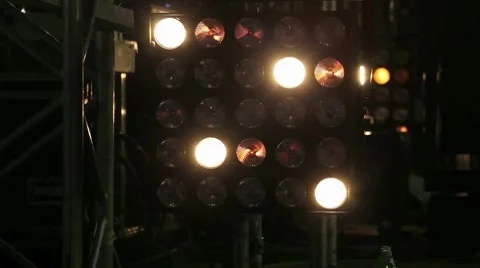 Concert spots sequence Stock Footage 8649501