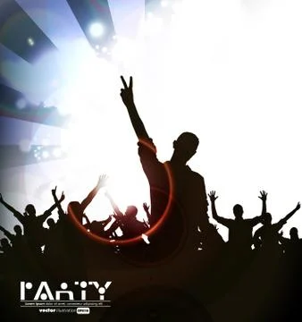 Concert. Vector illustartion Stock Illustration