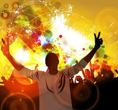 Concert. Vector illustartion Stock Illustration