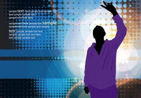 Concert. Vector illustartion Stock Illustration