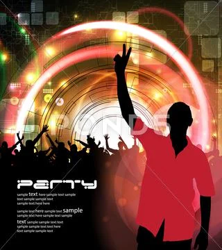 Concert. Vector illustartion Stock Illustration