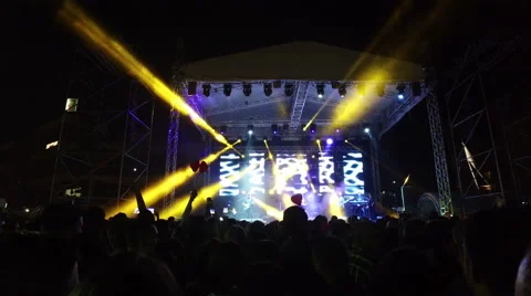 Concert,dance music in performance Stock Footage 68367153