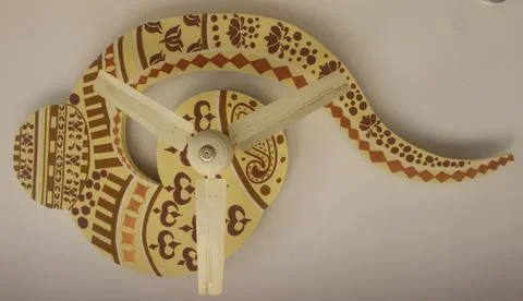 Conch false ceiling design Stock Photos