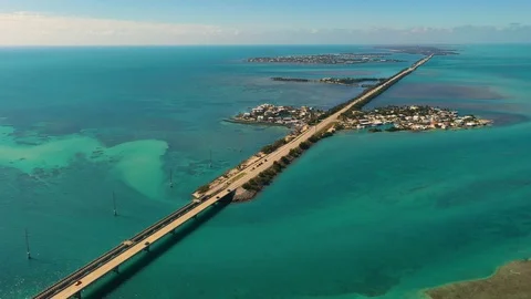 Conch Key Aerial 库存影片 124507330