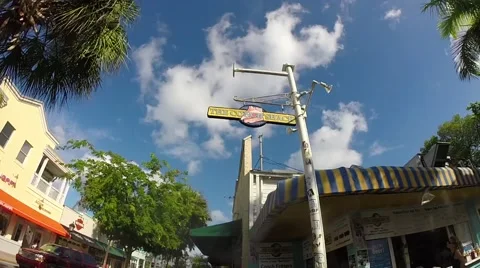 The conch shack on duval street in key west, florida Stock Footage 41868914