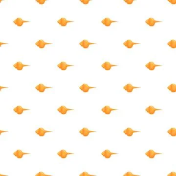 Conch shells forming a marine themed seamless background 스톡 일러스트