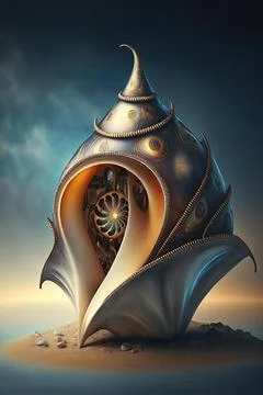 Conch of teleportation Stock Illustration