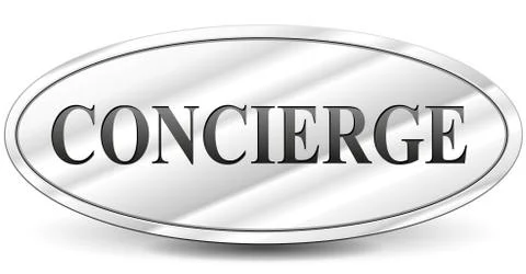 Concierge sign Stock Illustration